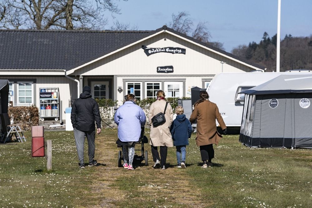 en campingplads