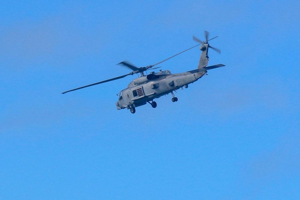 helikopter  i luften 