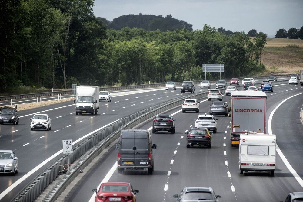 Trafik på motorvej