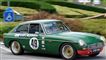 en veteranracer i fuld fart