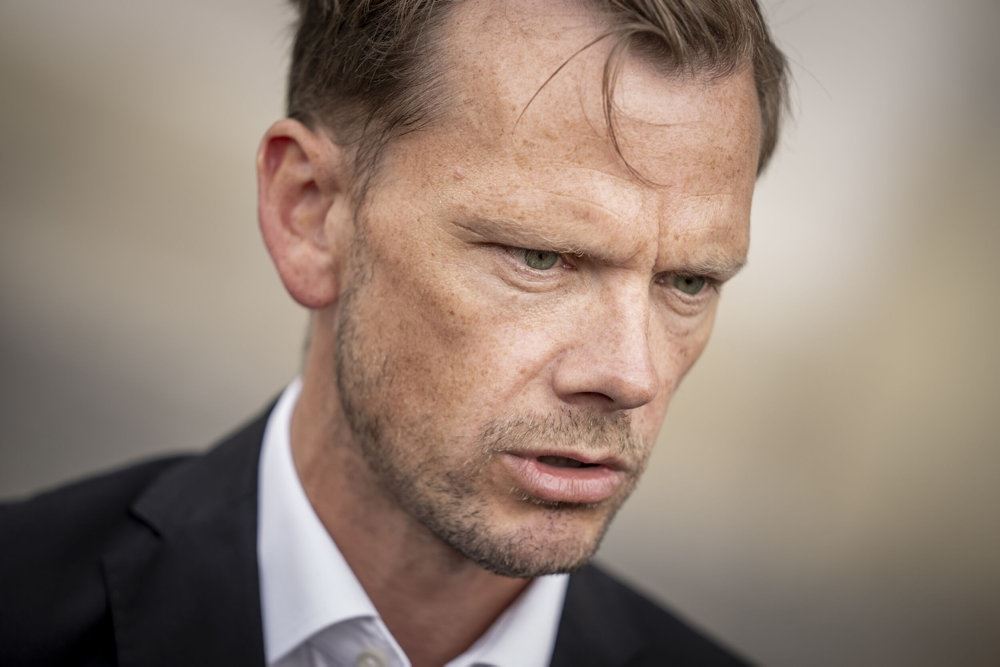 en meget alvorlig mand