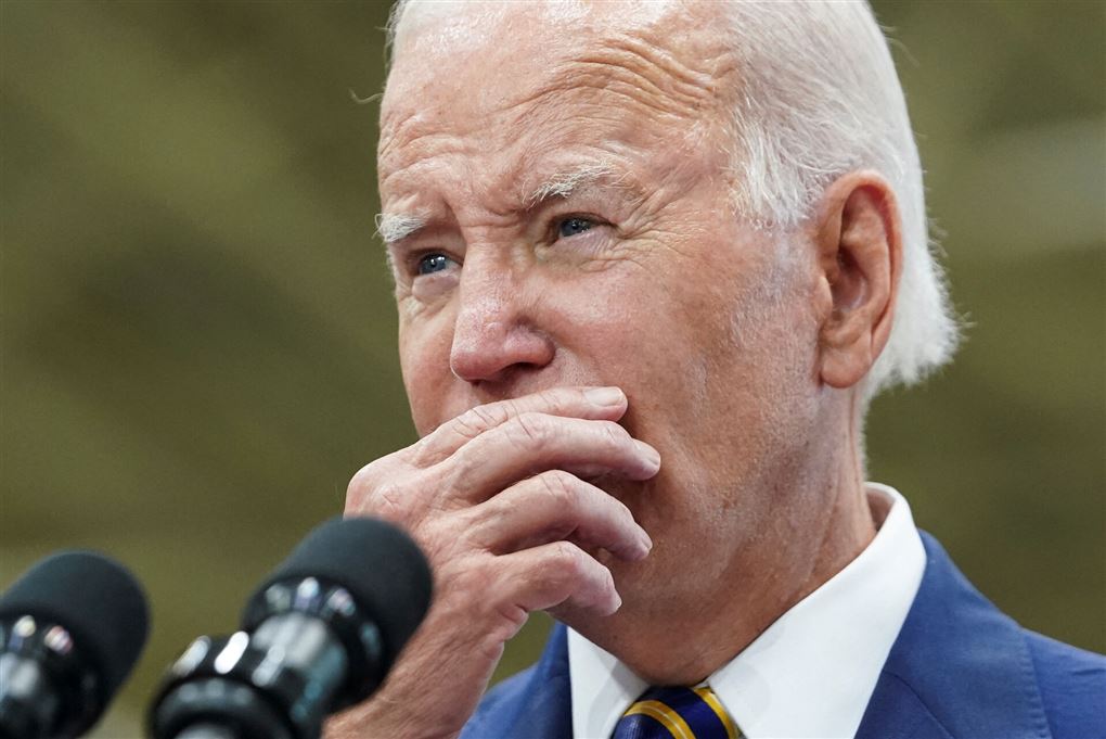 Joe Biden på talerstolen