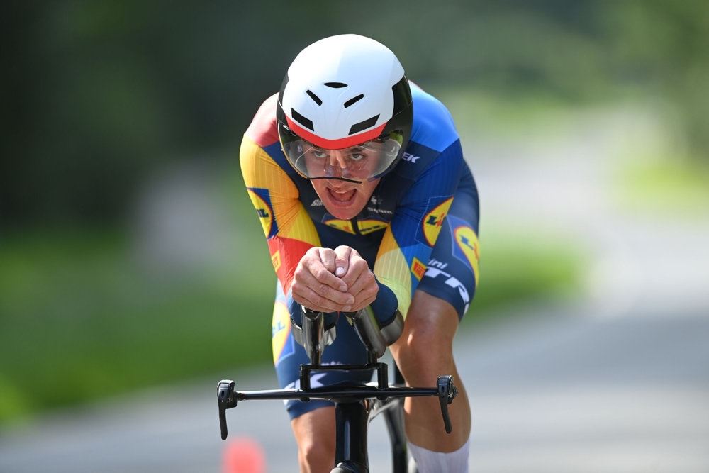 en cykelrytter 