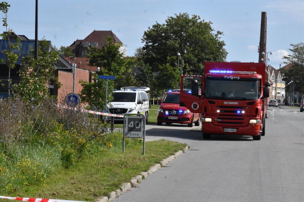politi og beredskab på stedet