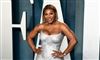 Serena Williams i sølvfarvet gallakjole