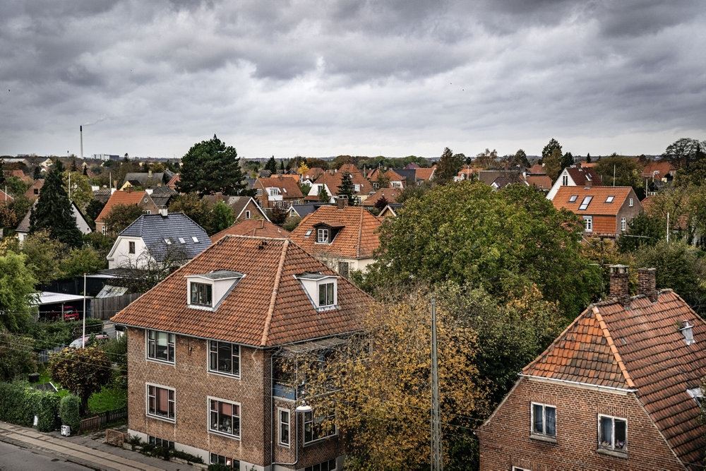 huse fra luften