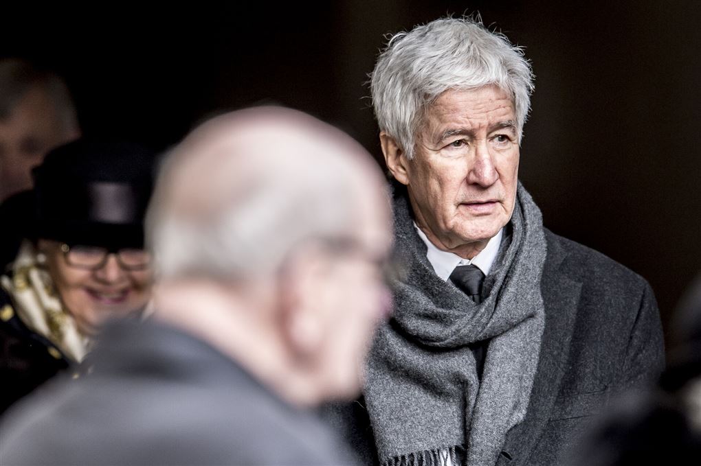 Eddie Skoller til prins Henriks begravelse