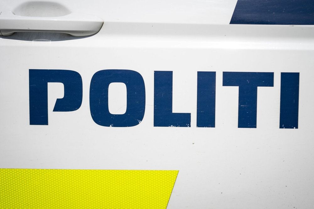 En politibil