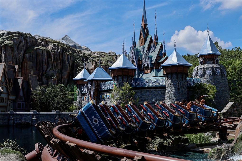 rutsjebane i Disneyland