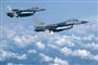 to f16 i luften