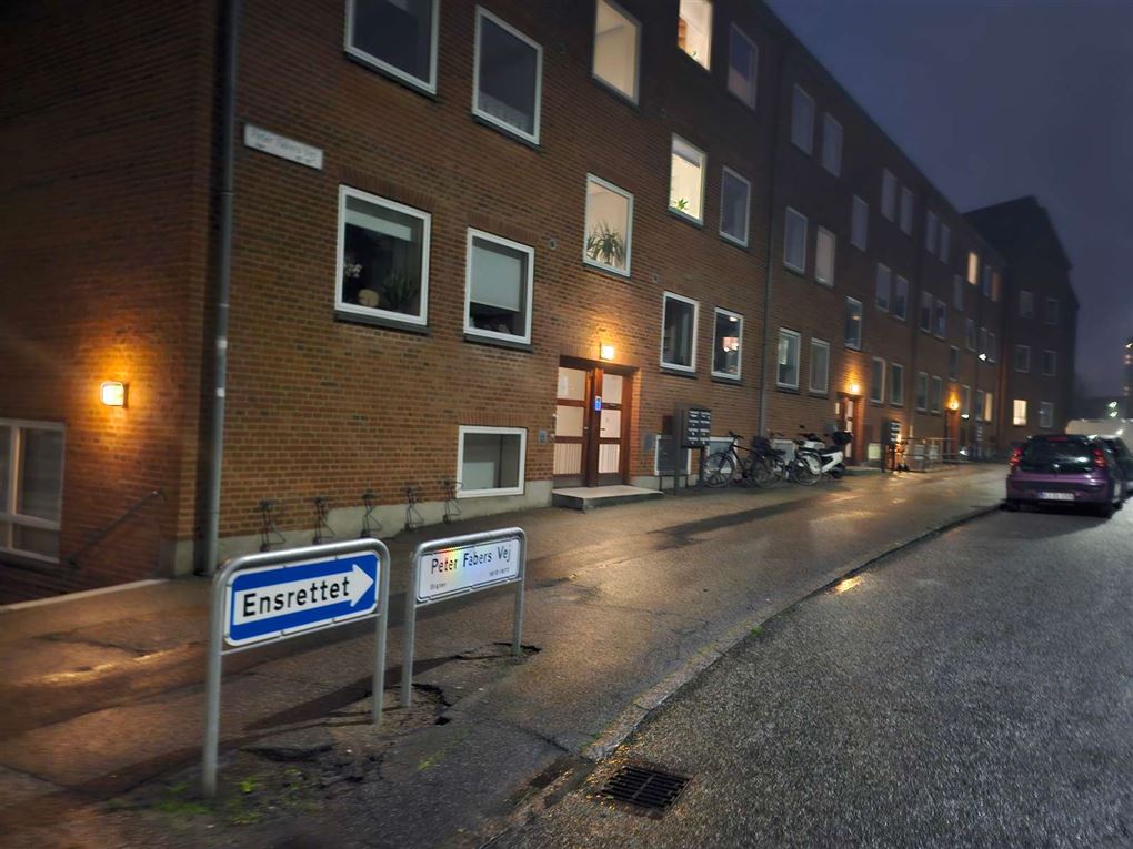 gade i aarhus om natten