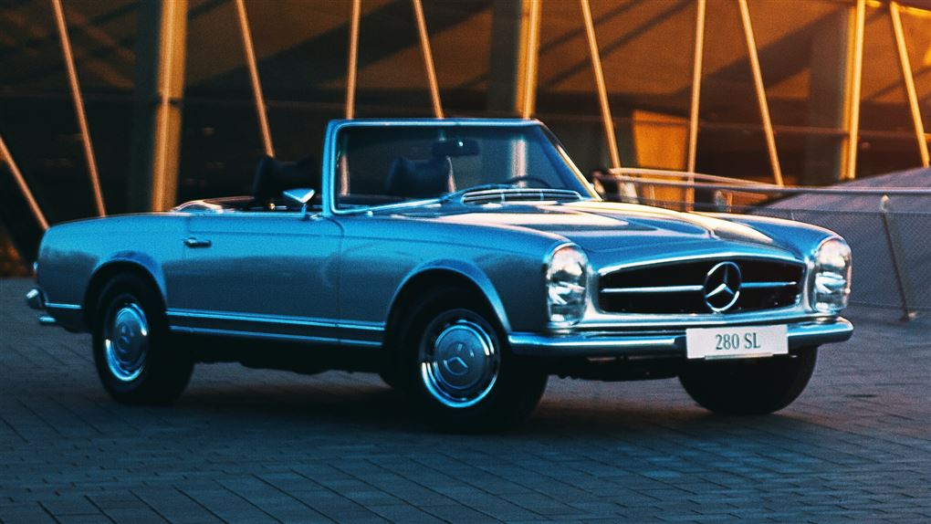 en mercedes cabriolet