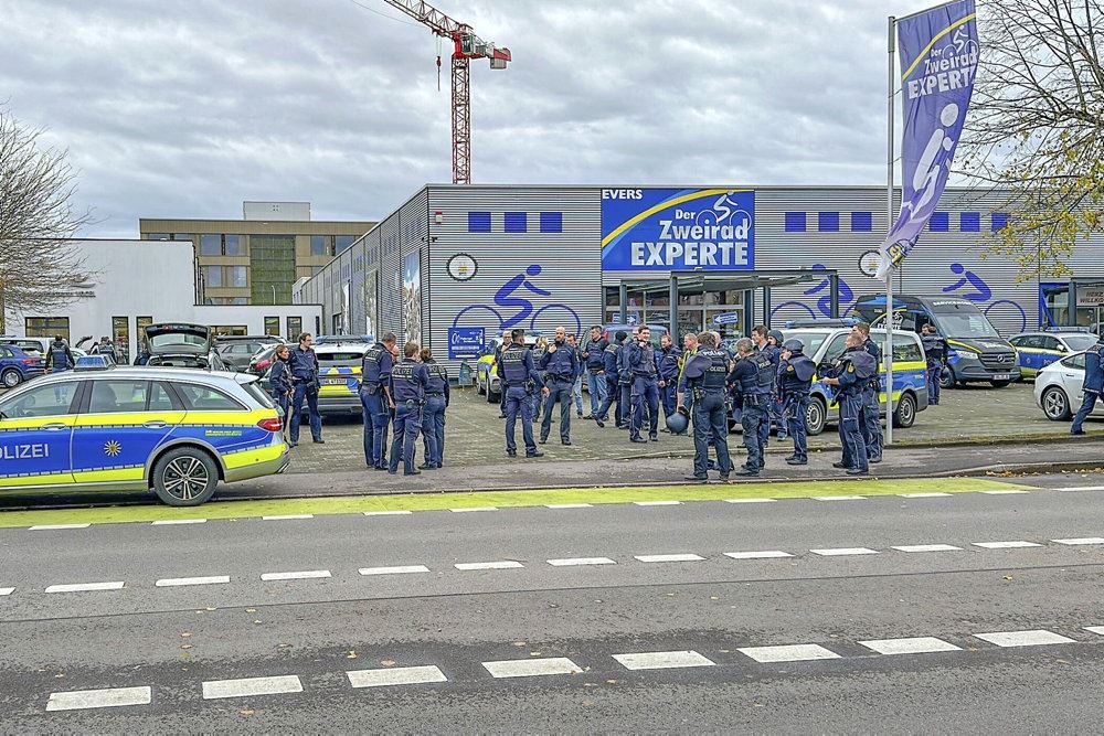 politi på gerningssted