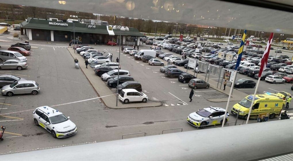 en parkeringsplads