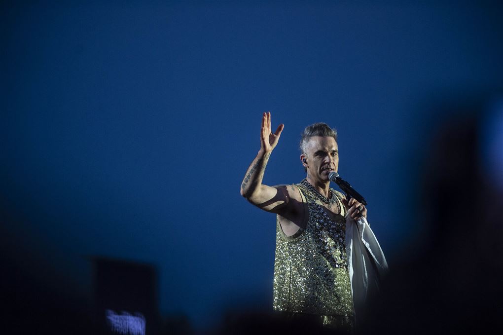 Robbie Williams på scenen