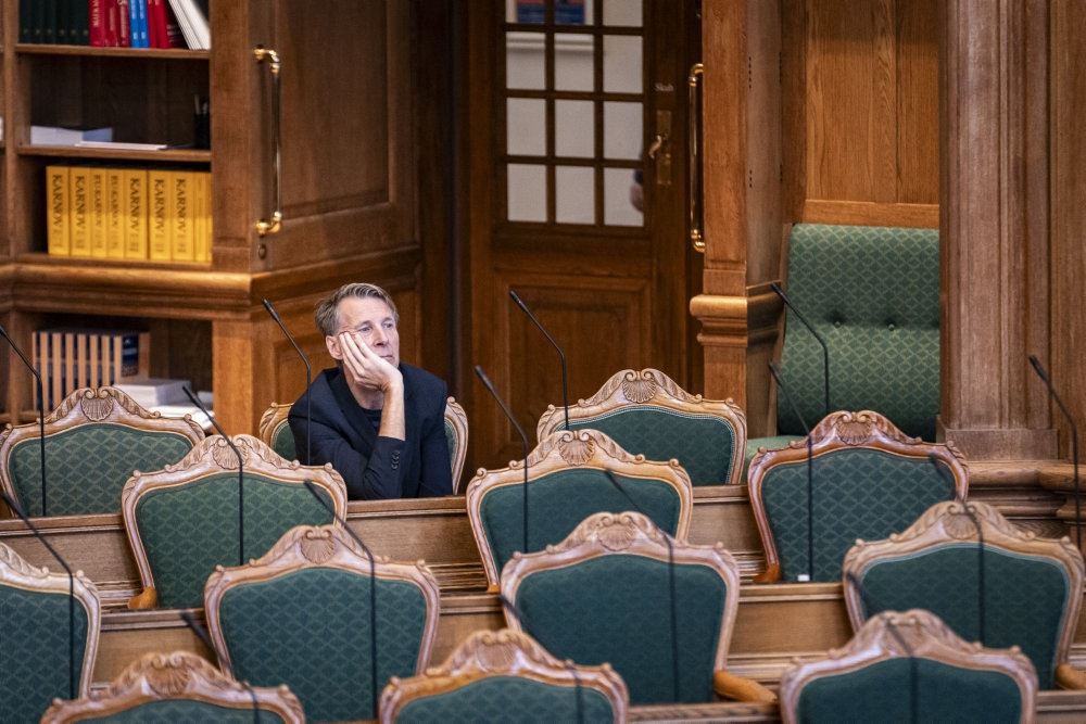 Jon Stephensen i Folketingssalen