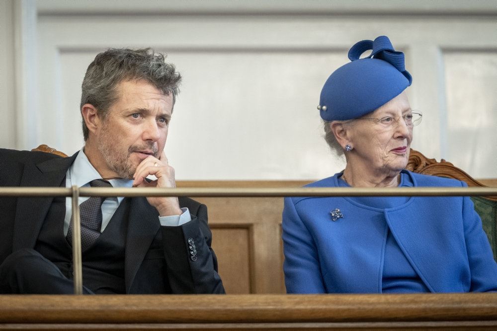 Kronprins Frederik og dronning Margrethe