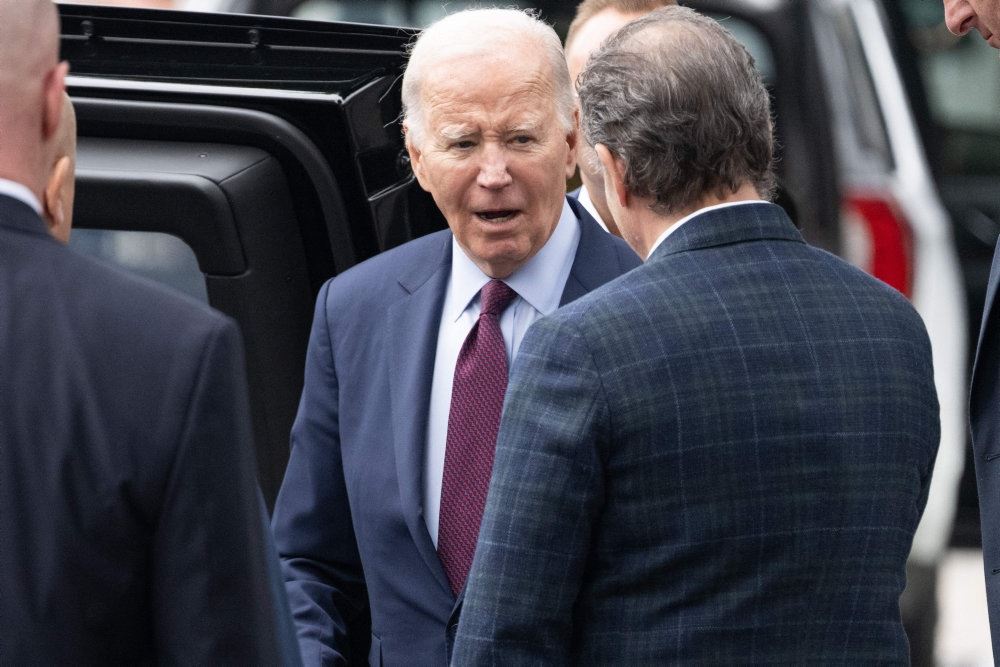 Biden ser vred ud