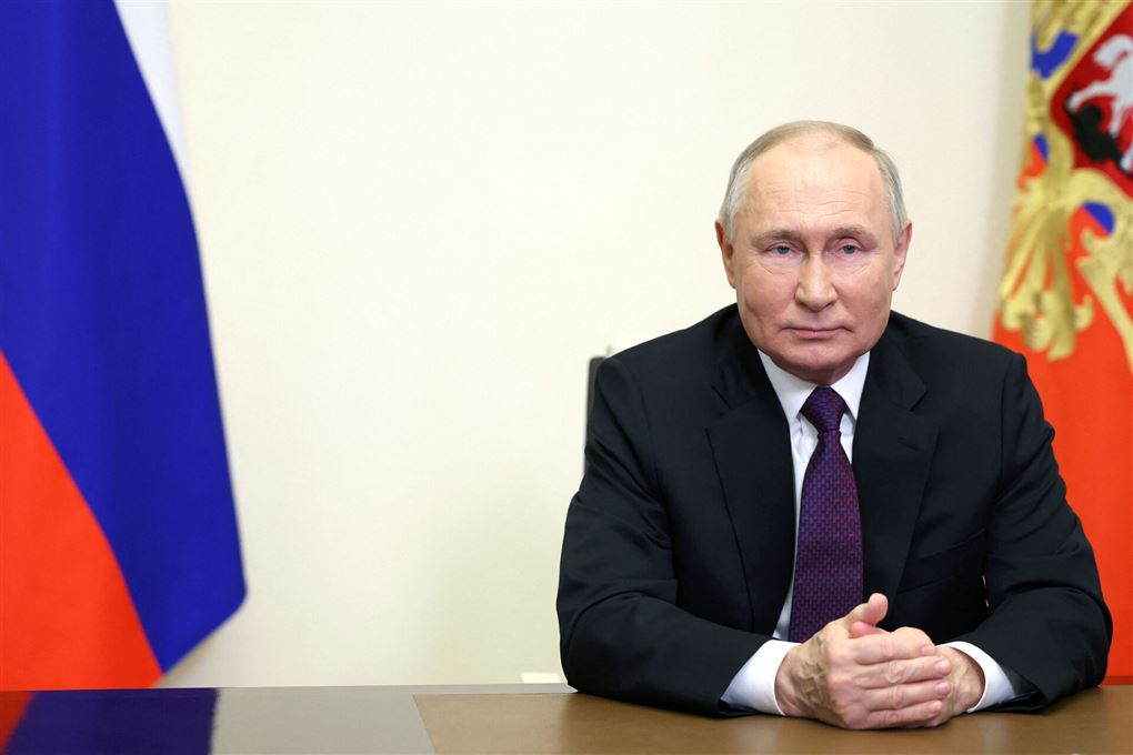 Putin på sit kontor