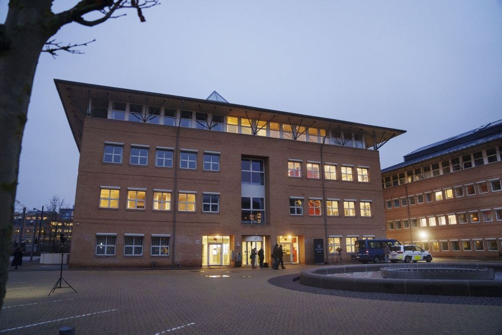 Retten i Glostrup set udefra