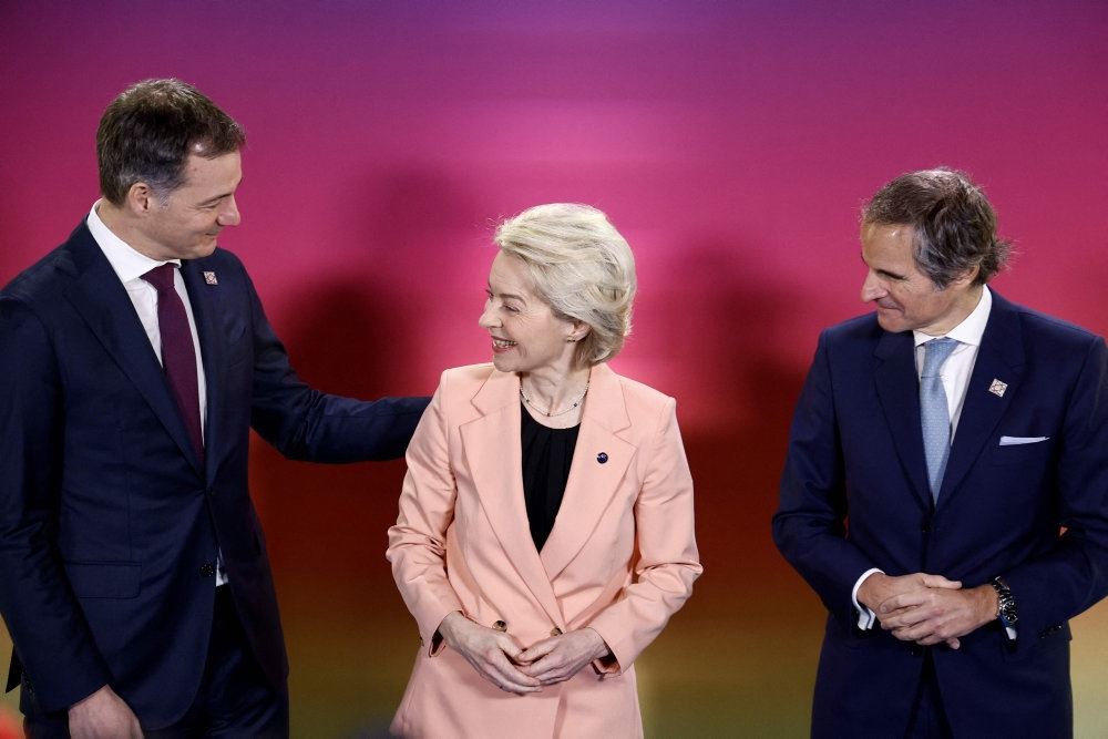 Ursula von der Leyen på talerstolen