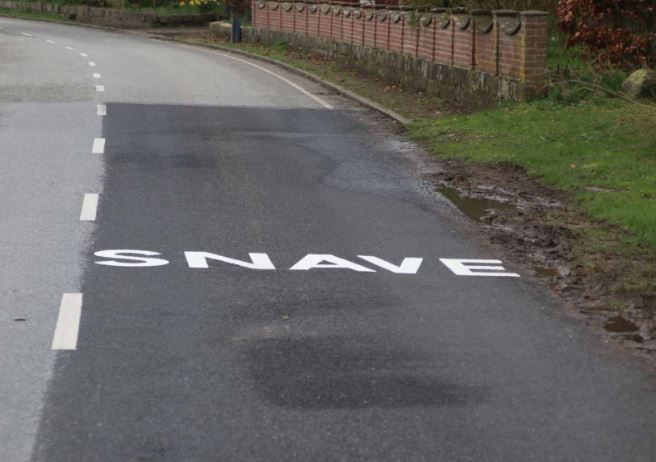 Billede af asfalt