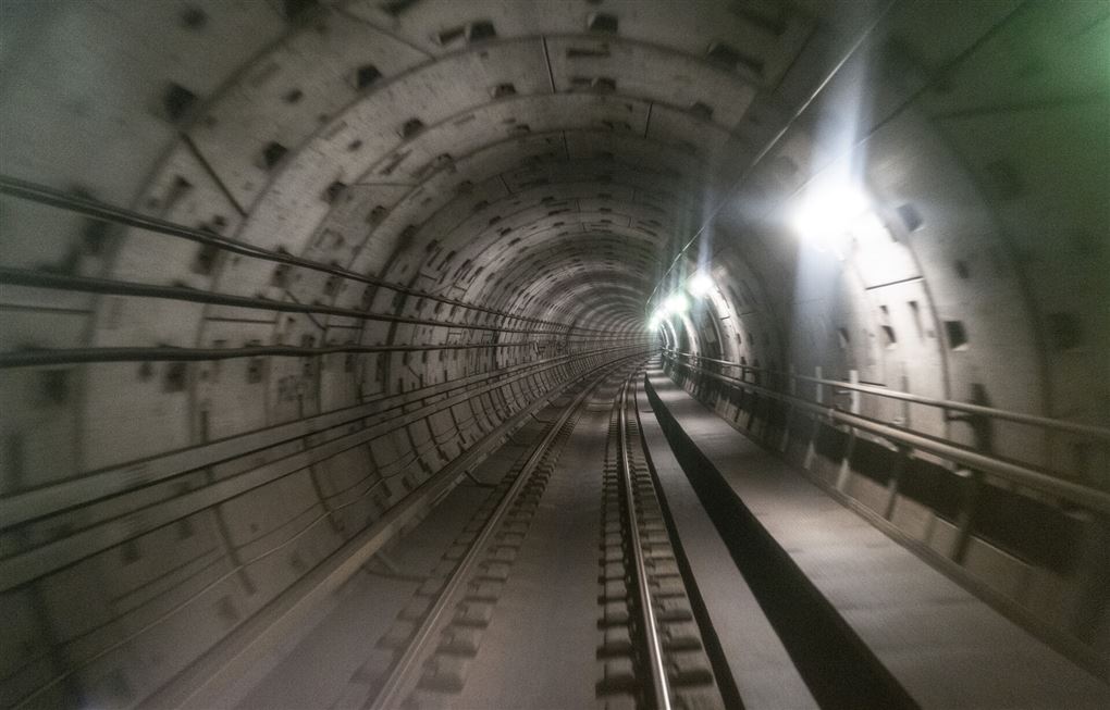 en metrotunnel