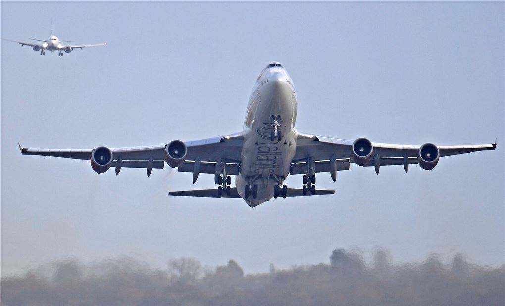 et fly i luften