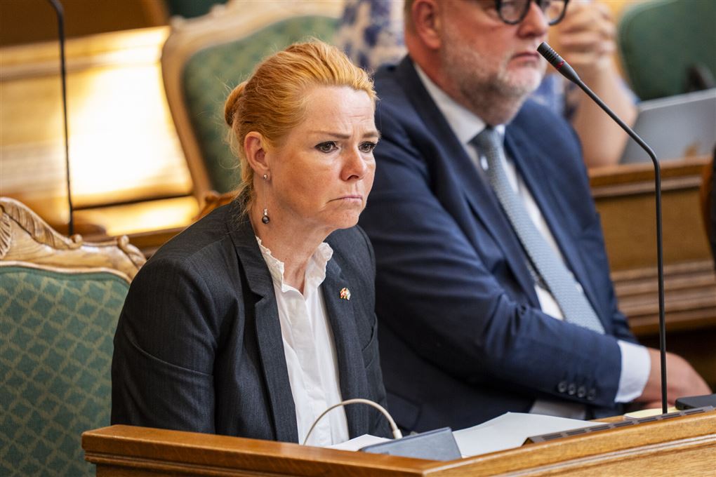 Inger Støjberg i Folketingssalen