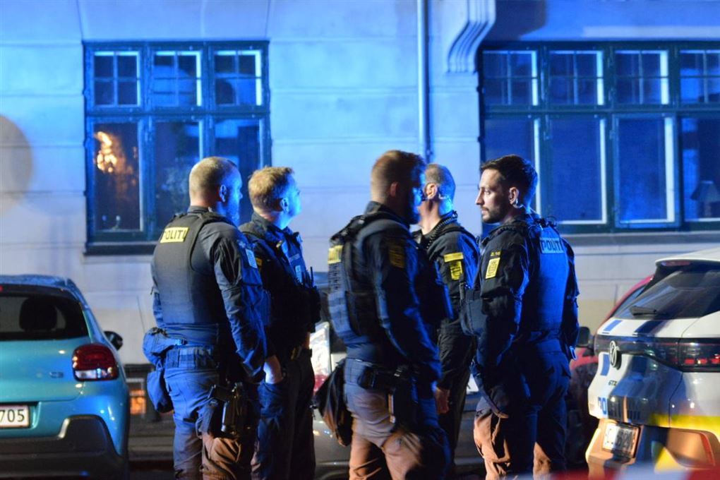 Politi på gaden
