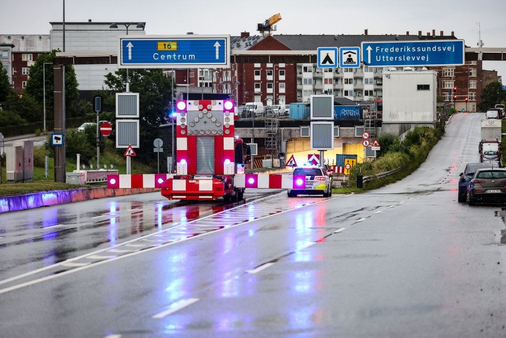 ulykke på vejen