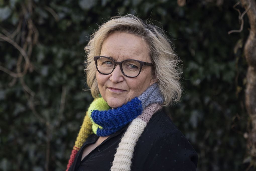 Tine Gøtzsche med siden til