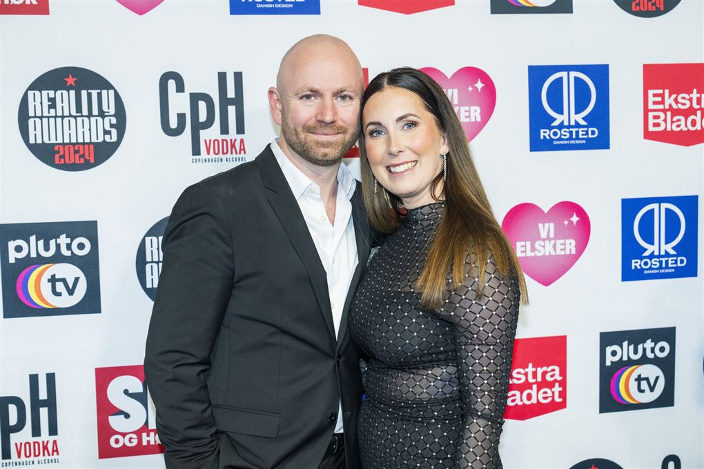 Michael og Jeanette til Reality Awards.