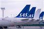 SAS-flyvere i lufthavn