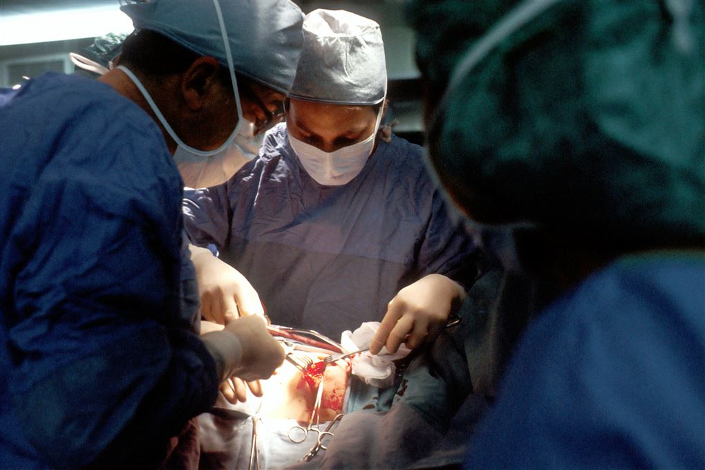 En operation.