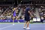 tennisspillere i aktion