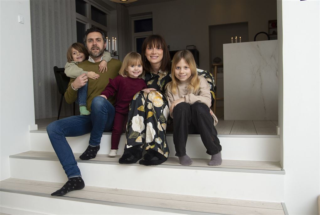 Familien samlet.