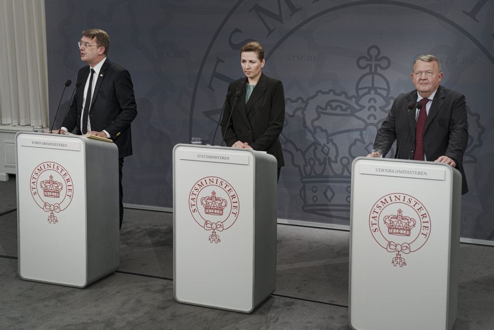 Fra et andet pressemøde