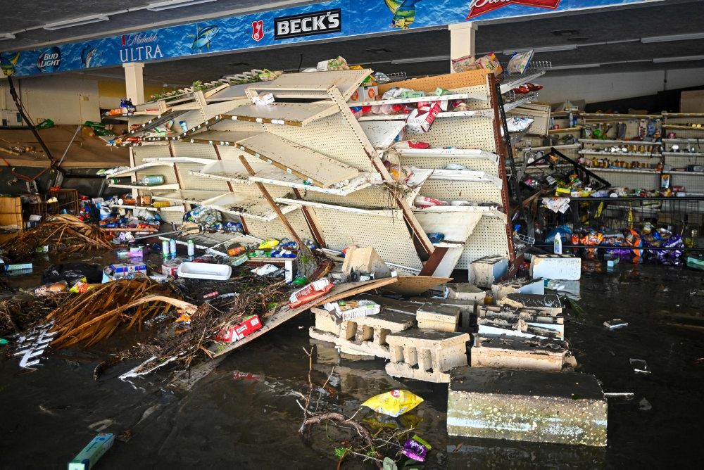 Cedar Key I Florida efter ødelæggelserne