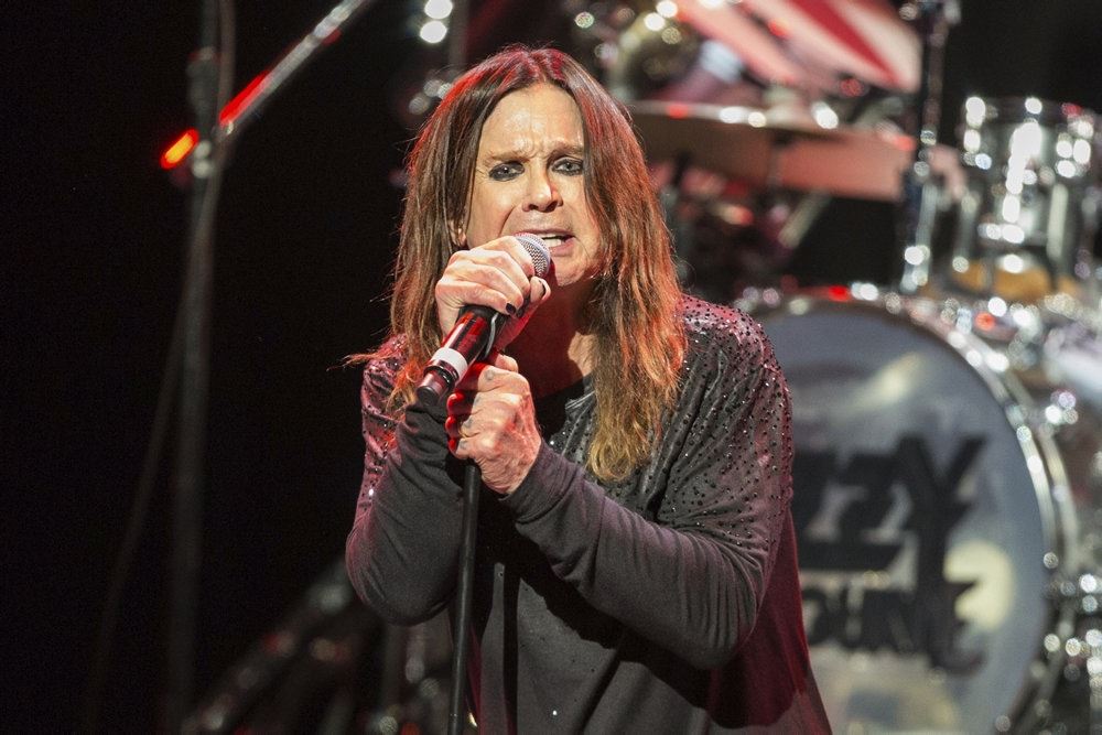 rockikonet Ozzy Osbourne  på scenen