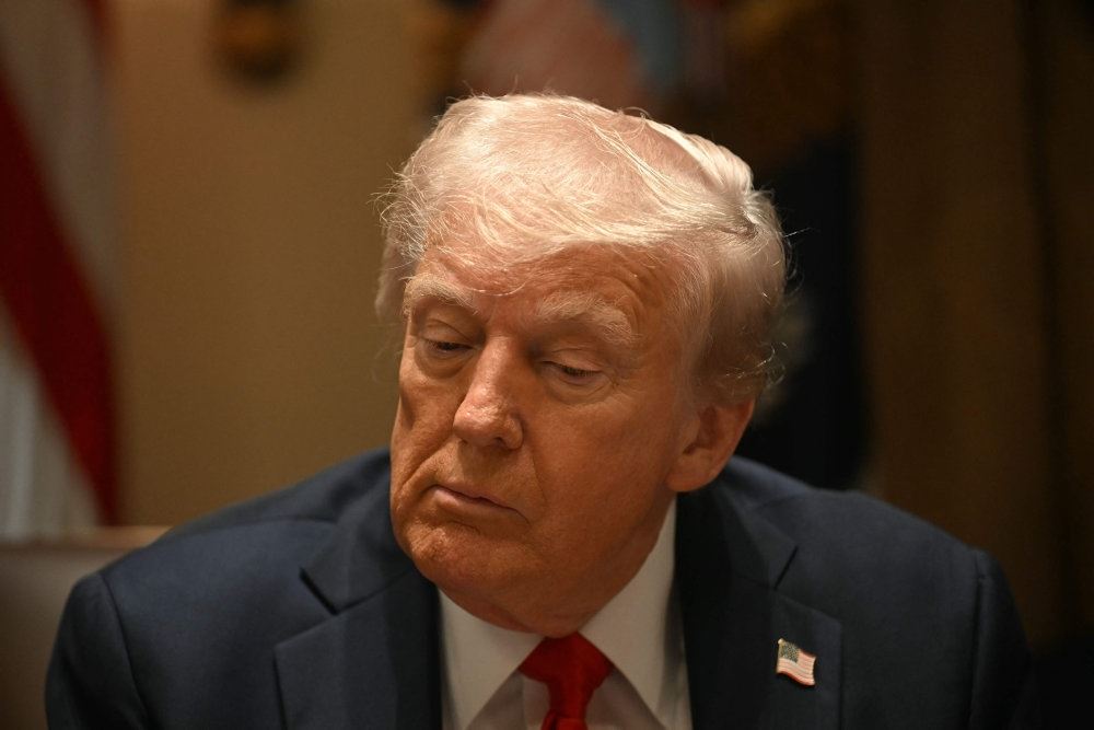 Trump ser selvsikker ud