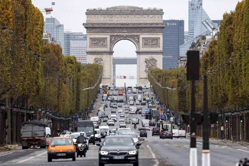 befærdet gade i Paris