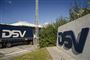 en DSV-lastbil