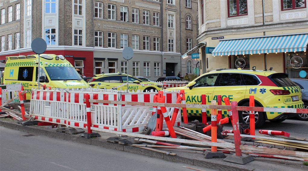 udrykningskøretøjer ved ulykke
