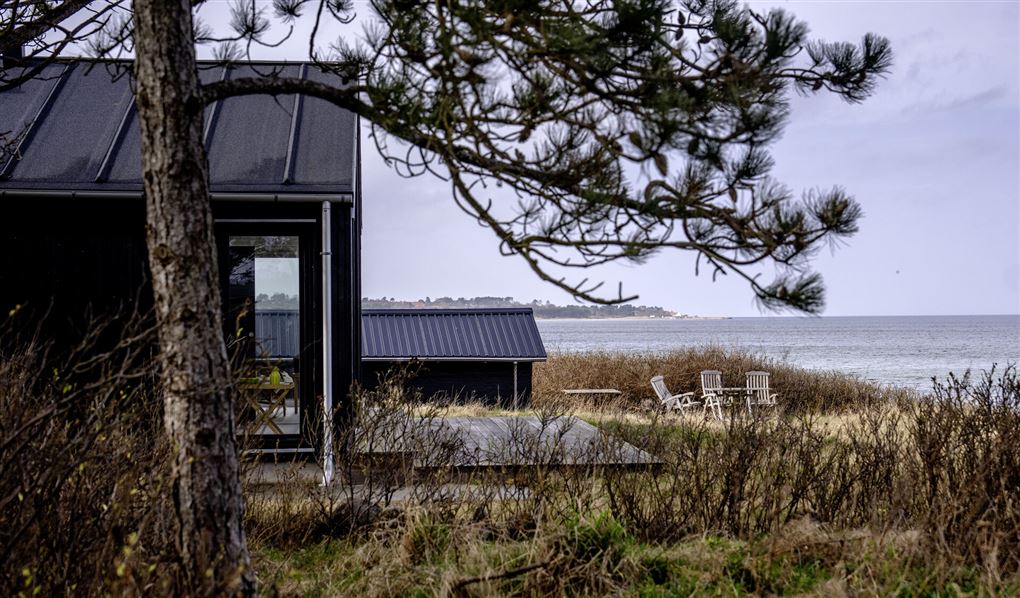 et sommerhus ved kysten