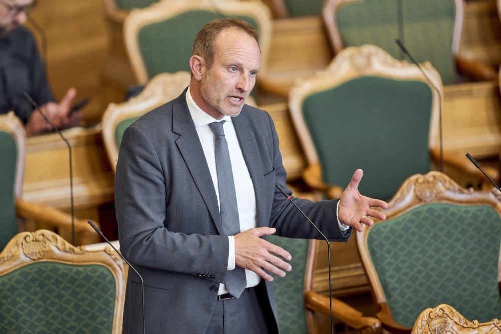 Mand fra Radikale i folketingssalen