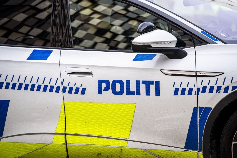 politilogo på politibil