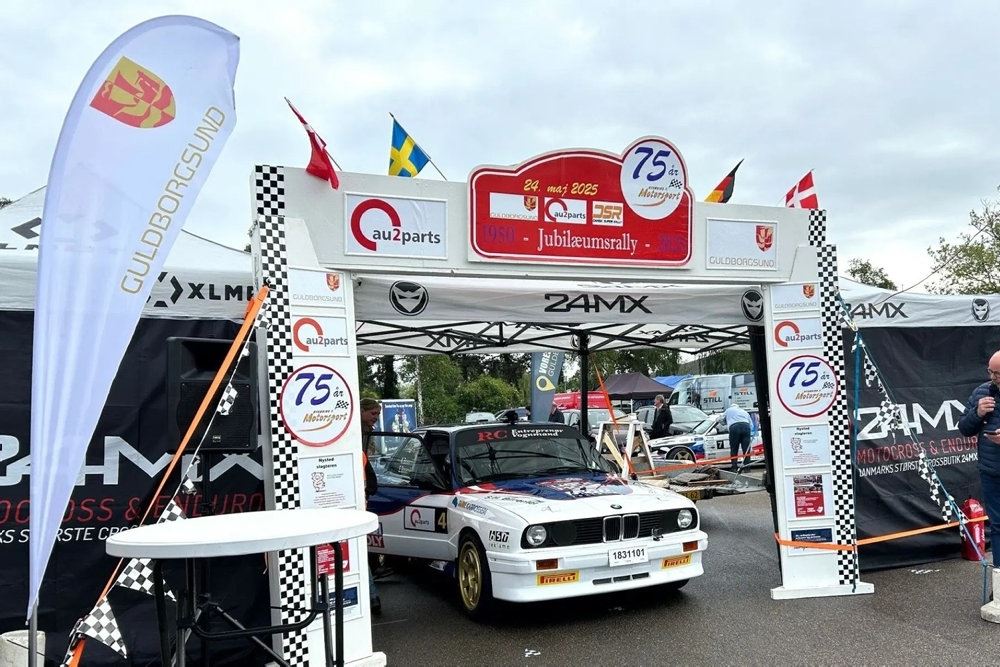 En rallybil