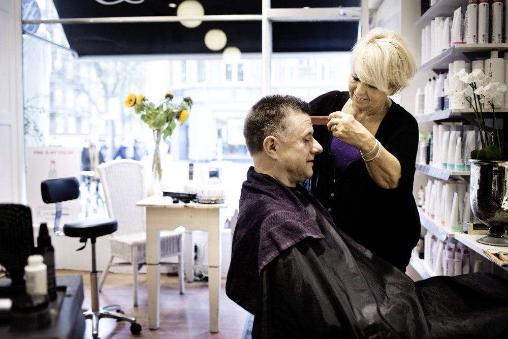 en frisørsalon