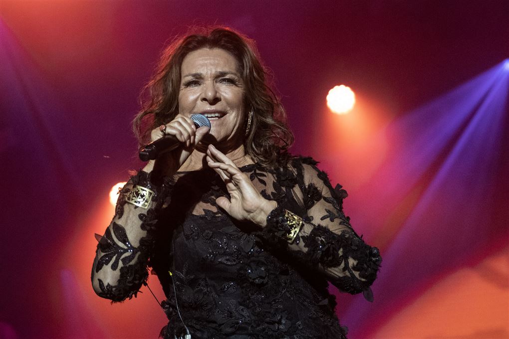 Lis Sørensen på scenen 